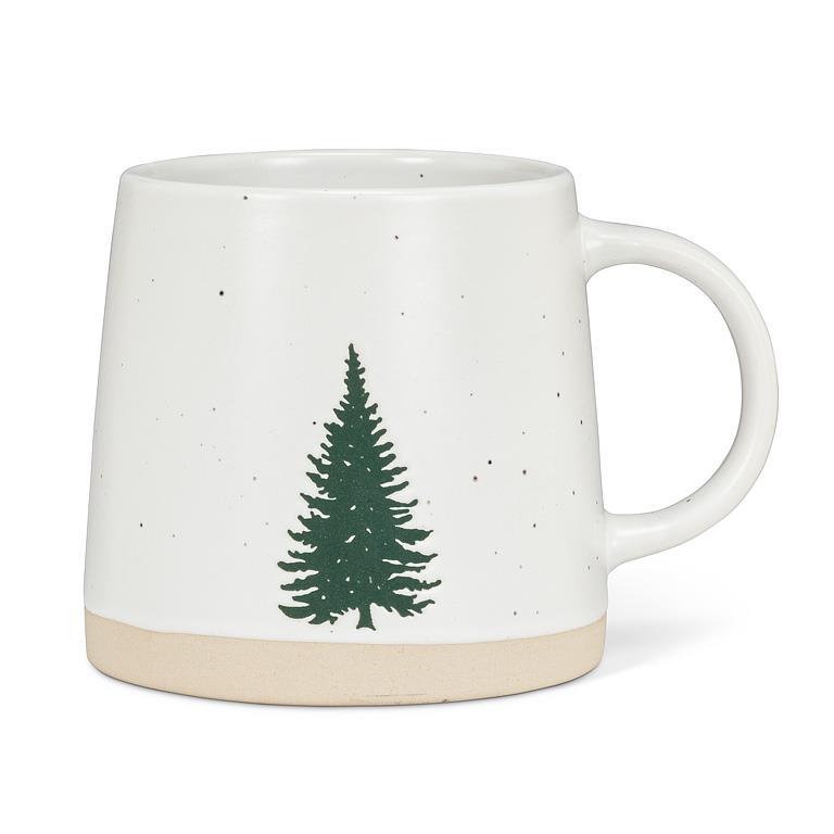 Wide Base Mug with Single Tree