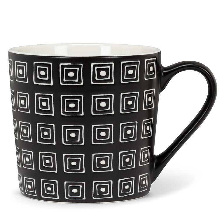 Bone China Mug | Spiral Squares