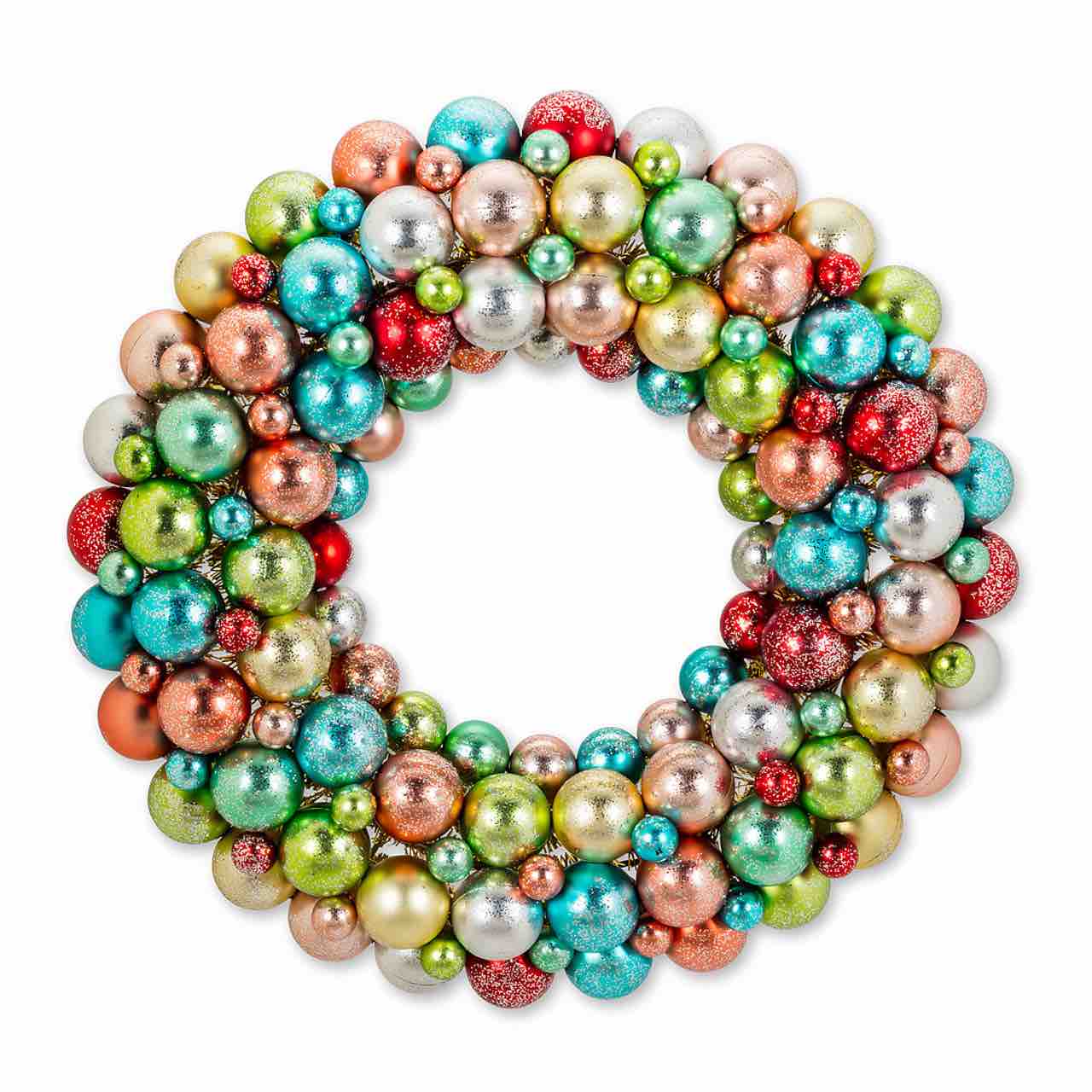 Large Pastel Ornament Wreath | As Is