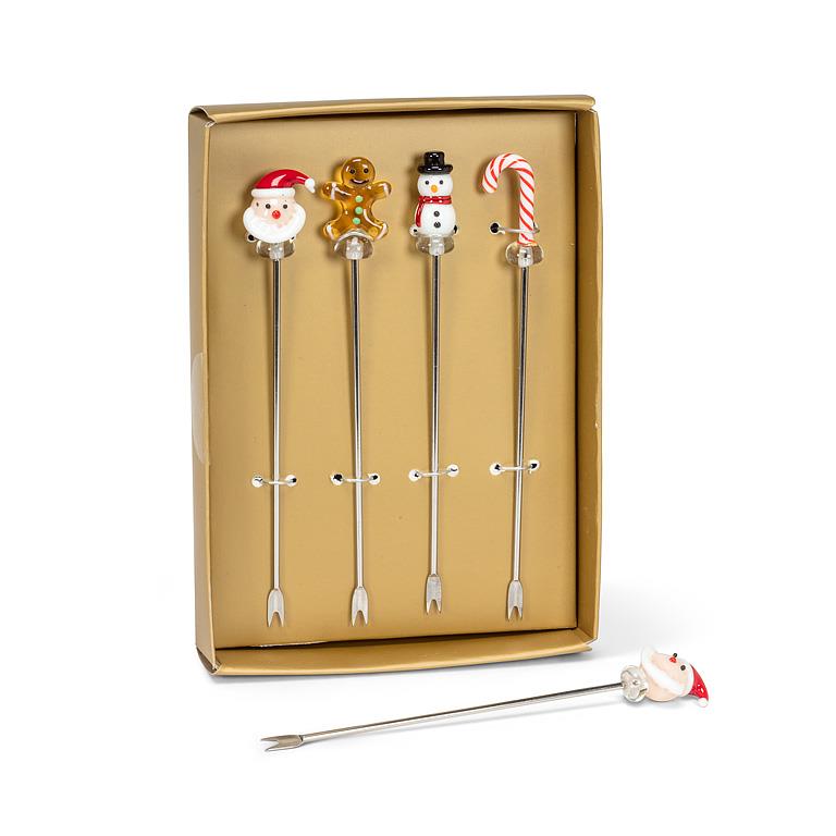 Holiday Icon Cocktail Picks | Set of 4