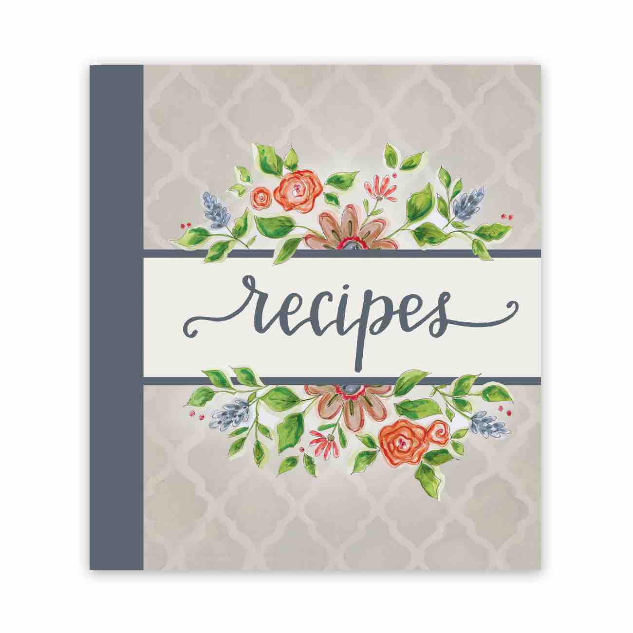 Recipe Card Binder Album | Lattice Floral