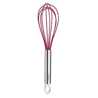 Cuisipro 8 inch Silicone Flat Whisk Red