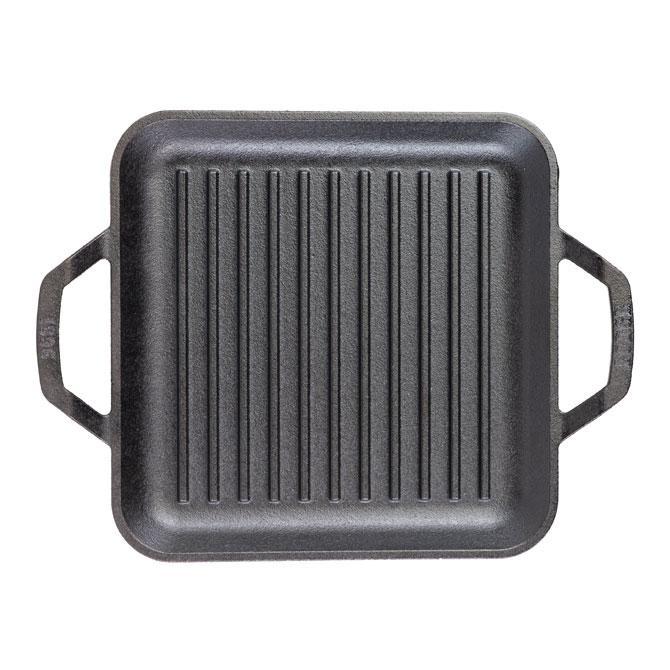 Lodge Chef\'s Collection 11\" Square Cast Iron Grill Pan