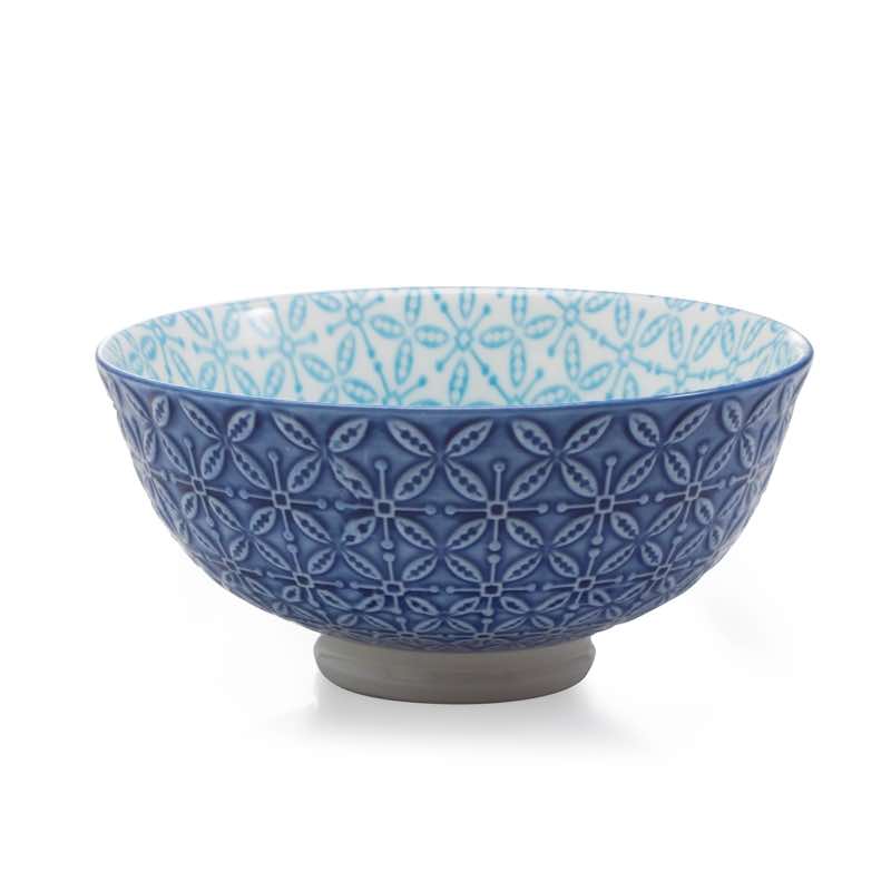 BIA Aster Footed Bowl | Blue