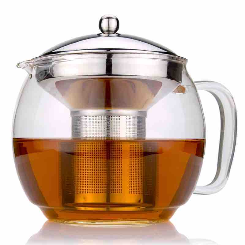 Ch\'a Glass Teapot with Infuser