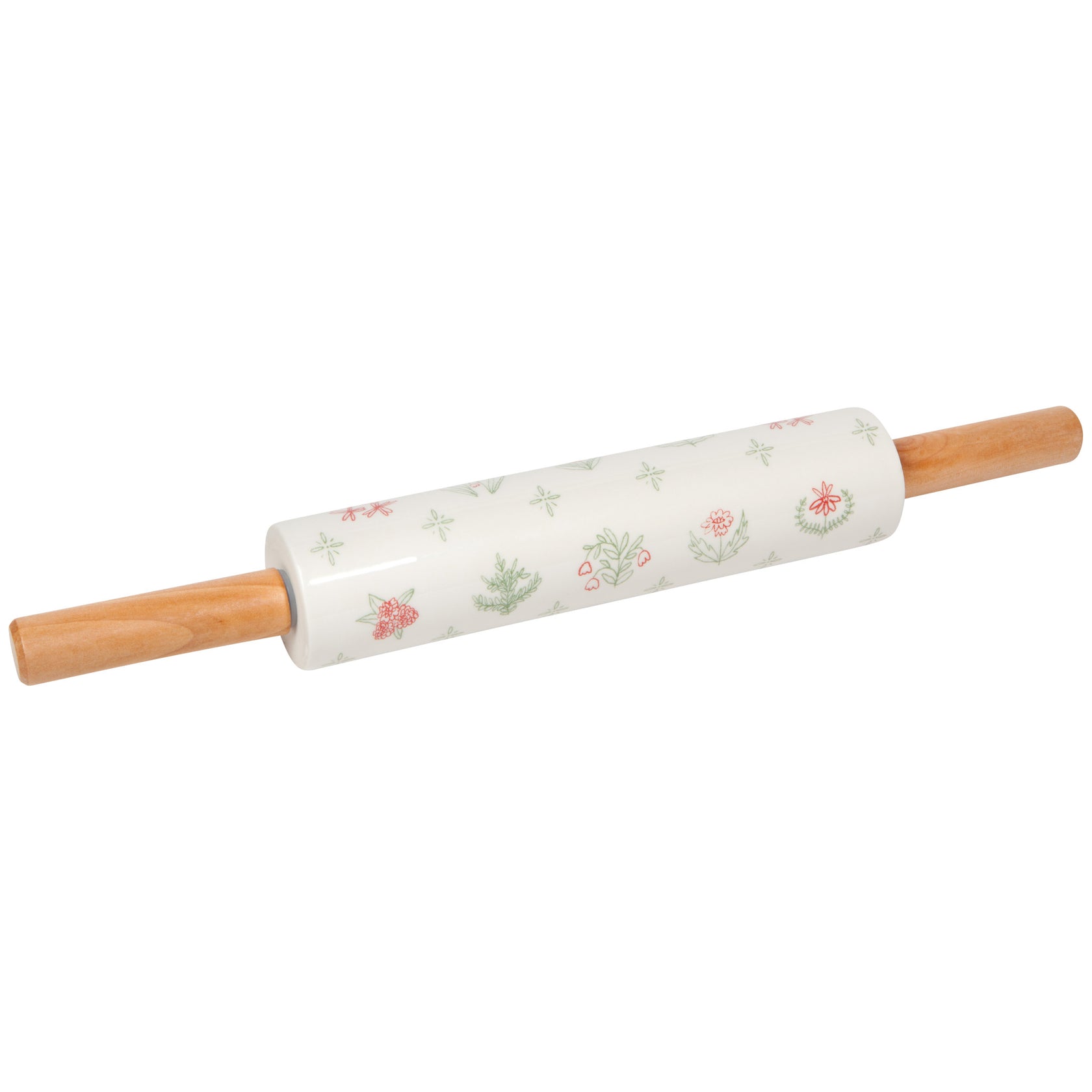 Camellia Stoneware Rolling Pin