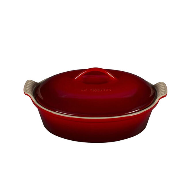 Le Creuset Heritage Oval Casserole 2.3L | Cerise