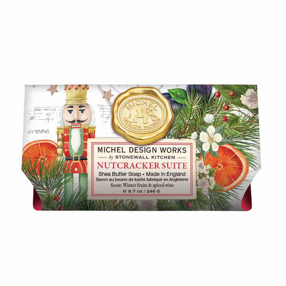 Michel Design Works Large Bath Soap Bar | Nutcracker Suite