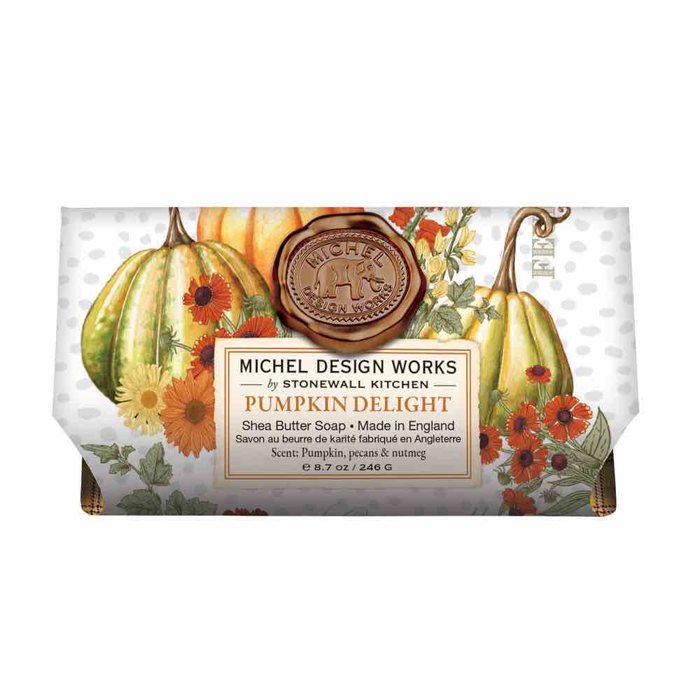 Michel Design Works Large Bath Soap Bar | Pumpkin Delight