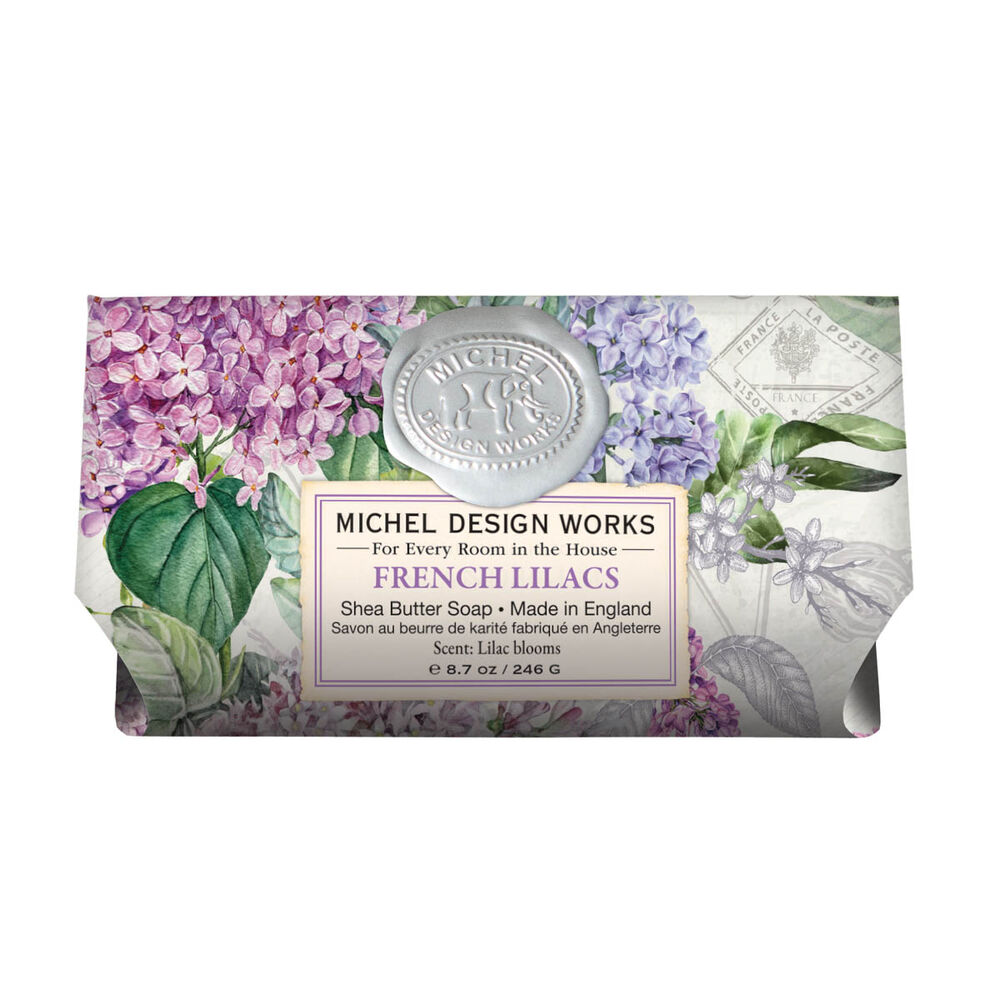 Michel Design Works Large Bath Soap Bar | French Lilacs