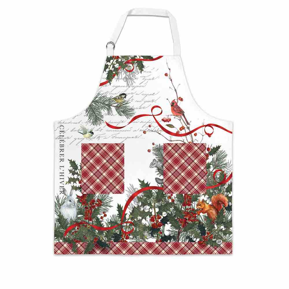 Michel Design Works Apron | Winter Woodland