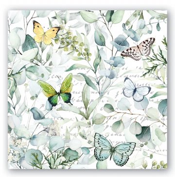 Michel Design Cocktail Napkins | Butterfly Fields