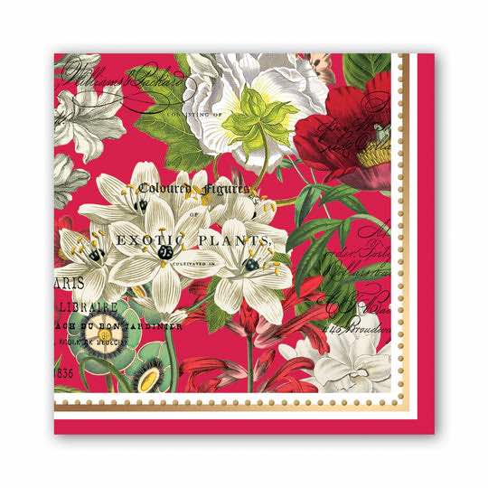 Michel Design Luncheon Napkins | White Christmas