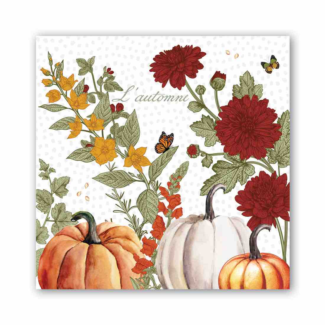 Michel Design Luncheon Napkins | Pumpkin Delight