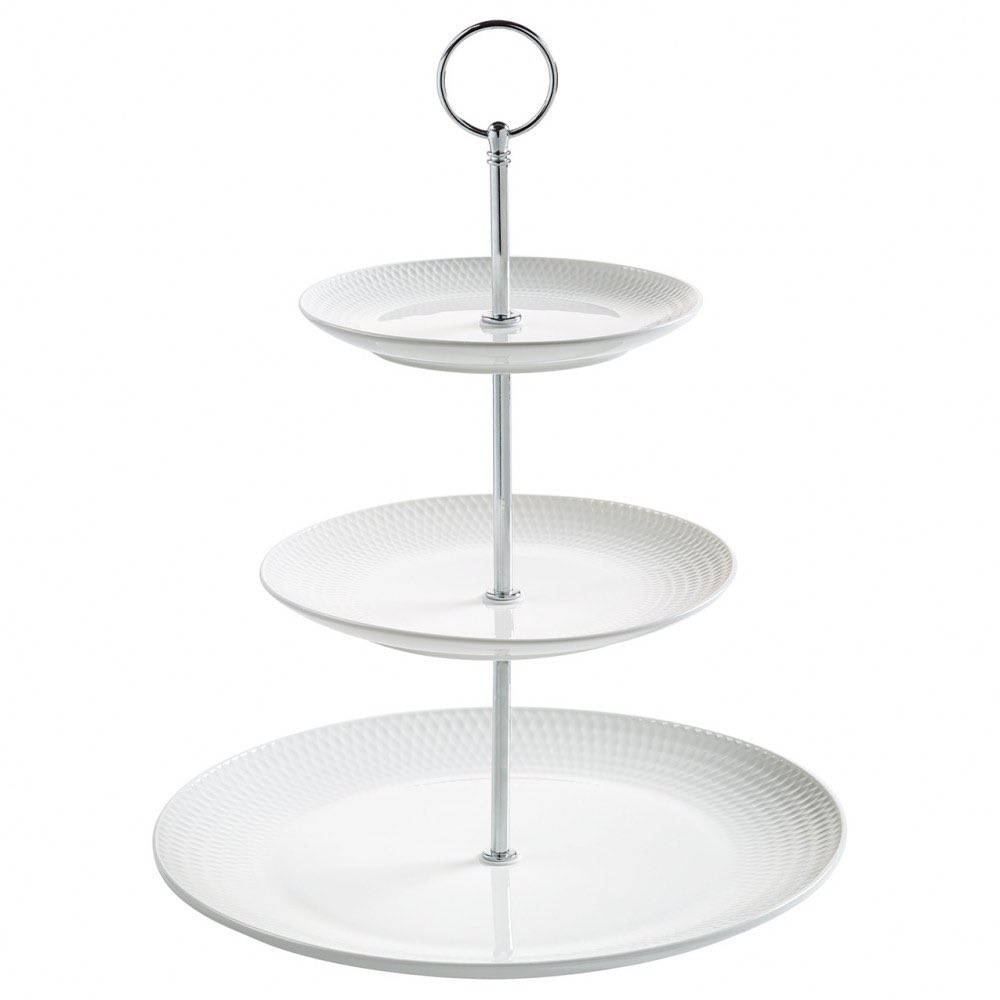 Maxwell & Williams Diamonds 3 Tier Sweet Stand | Cake Stand