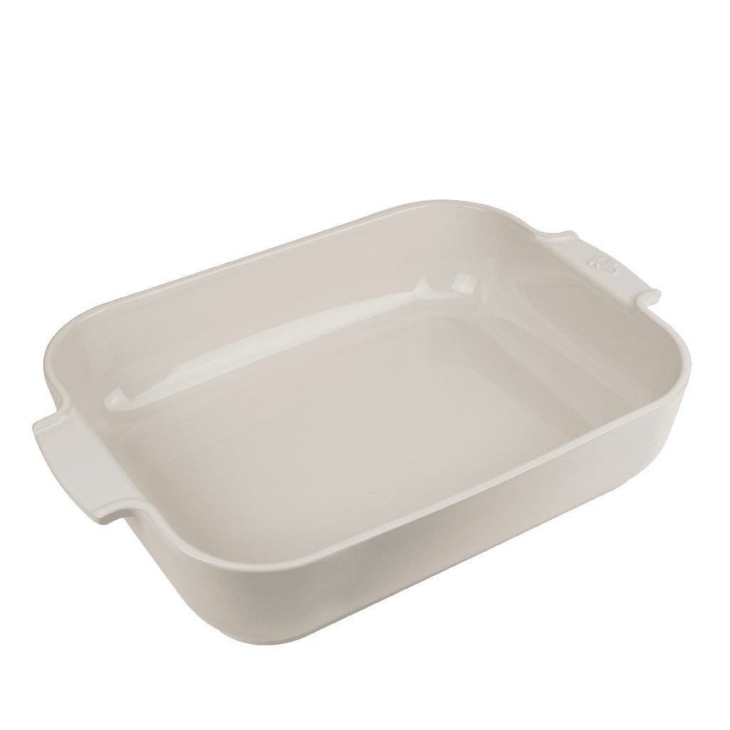 Peugeot Ceramic Rectangular Baker | Appolia 16" | Ecru