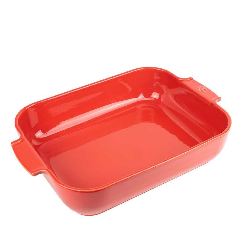 Peugeot Ceramic Rectangular Baker | Appolia 16" | Red