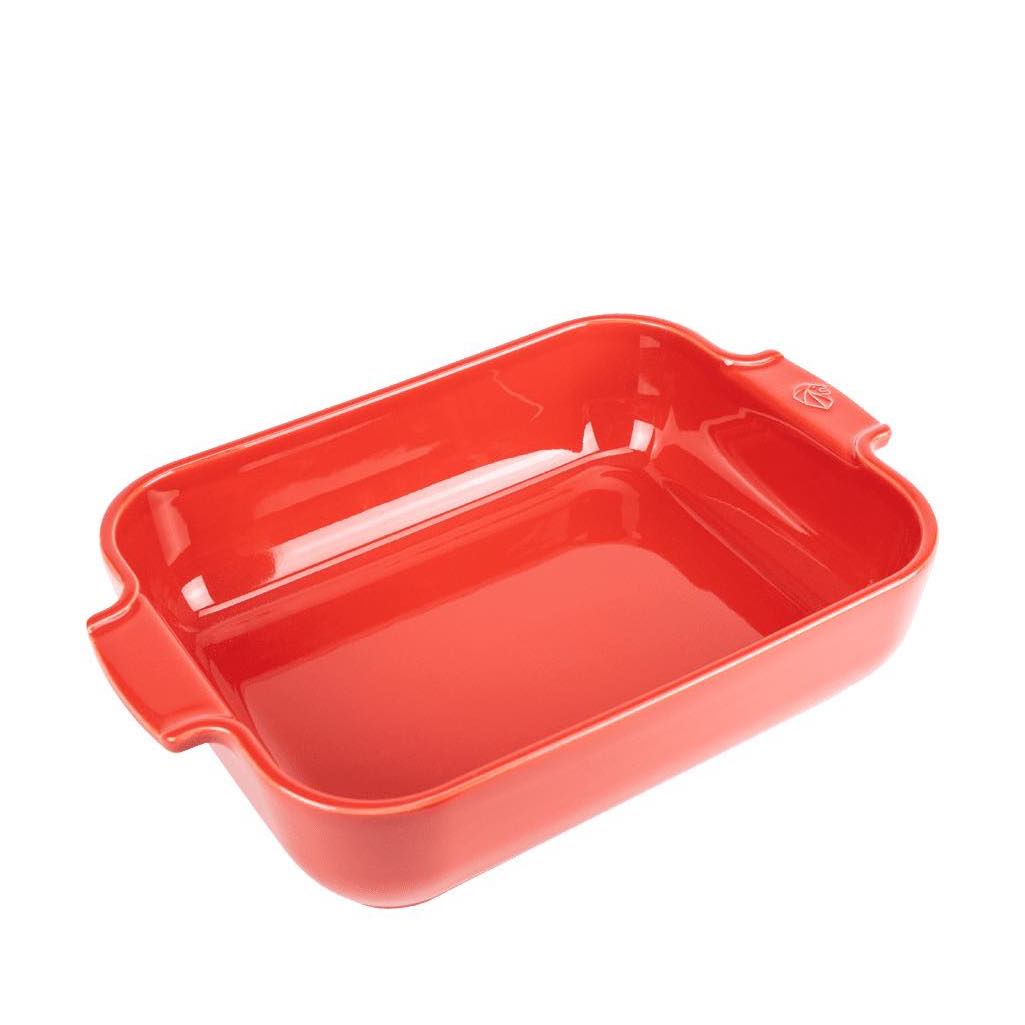 Peugeot Ceramic Rectangular Baker | Appolia 12.5" | Red