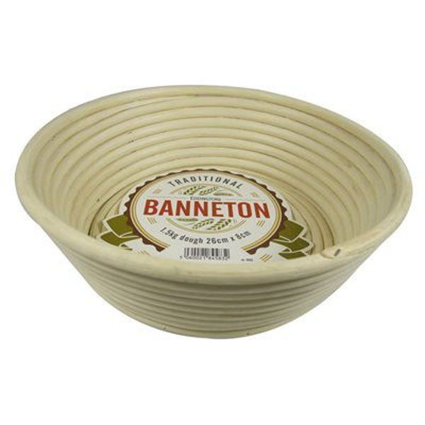 Eddingtons 10" Angled Round Banneton Basket