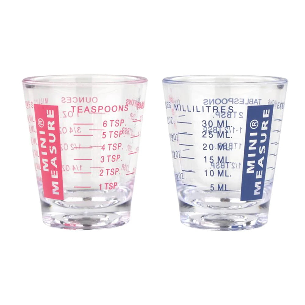 Mini Measure | Measuring Shot Glass | Plastic