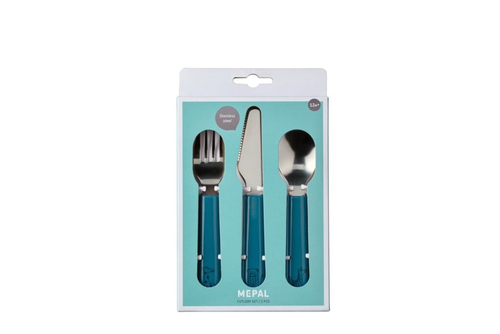 Rosti MIO Childrens Cutlery | Set of 3 | Deep Blue