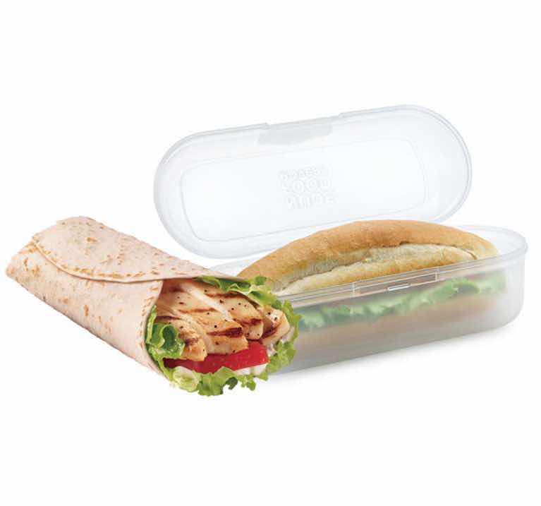 wrap and roll container