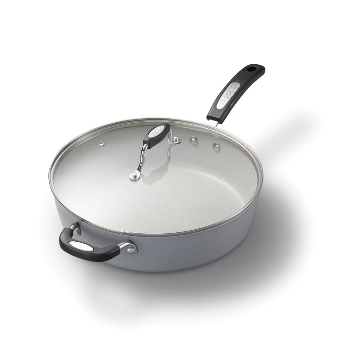 The Rock Terra 12\" Deep Fry Pan with Lid