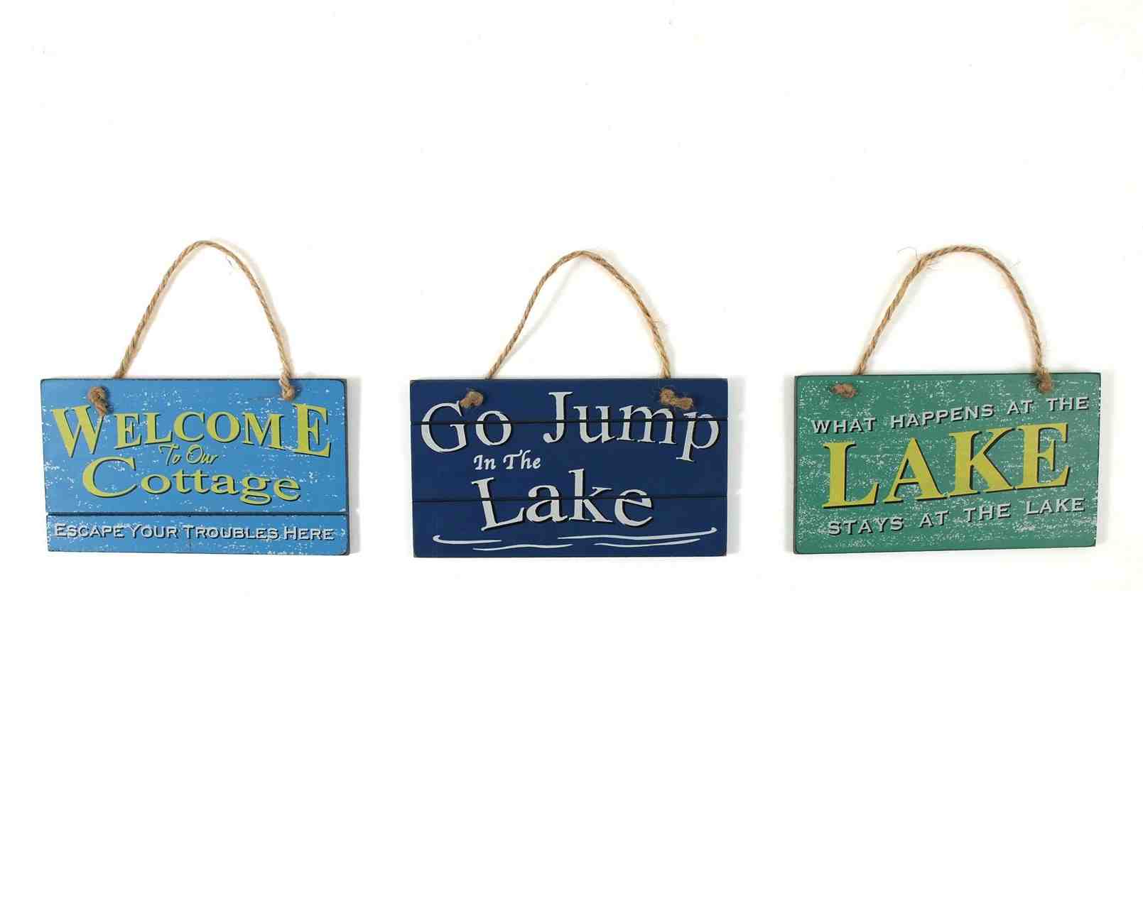Hanging Sign | Lake Life | Assorted