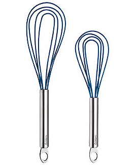 Cuisipro 8\" Silicone Flat Whisk | Red
